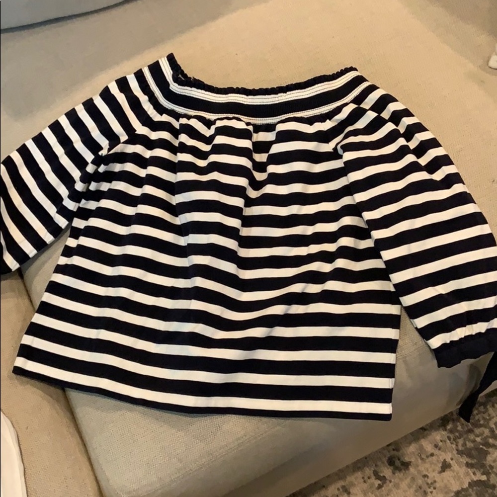 Off the shoulder jcrew top